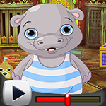 G4K Doleful Pretty Hippo Escape Game Walkthrough
